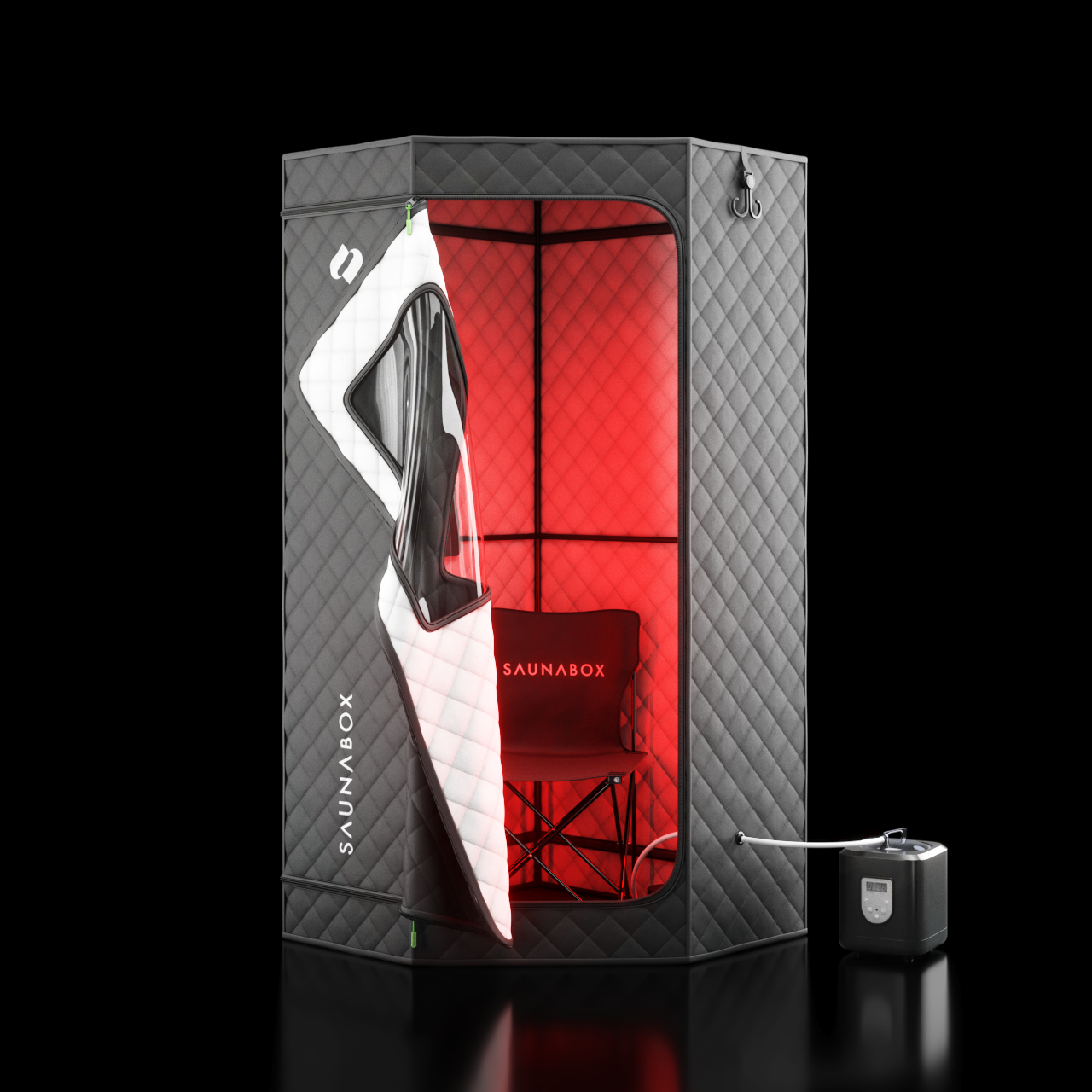 SaunaBox® SmartSteam Pro With Red-Light Therapy - view 11