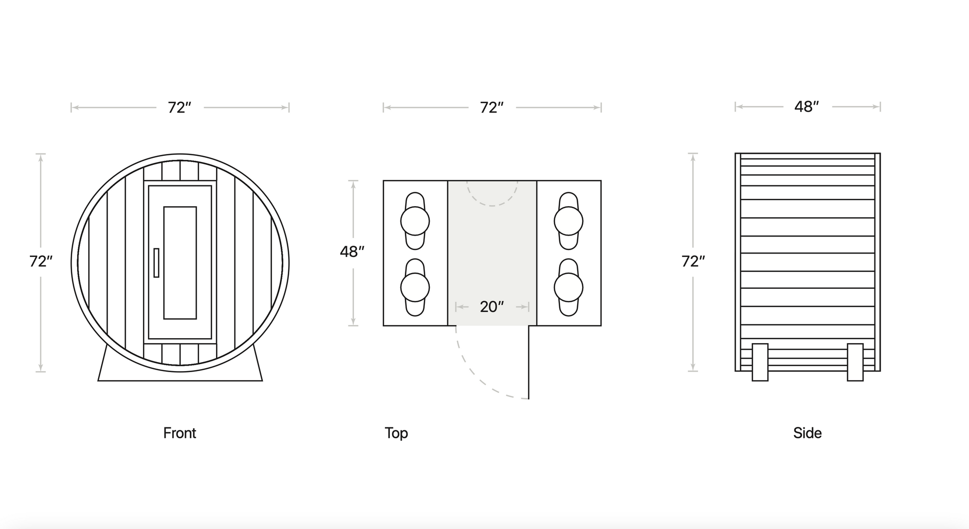 SISU The Eddy Barrel Sauna