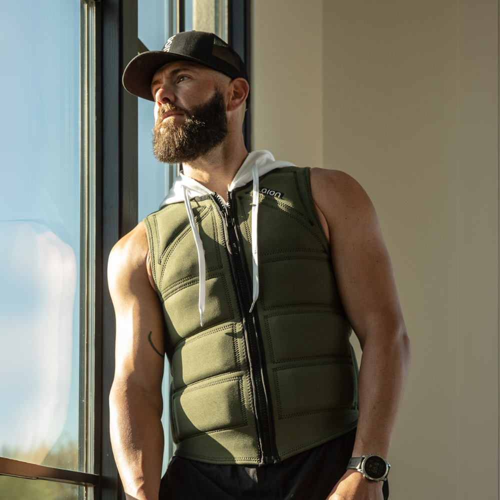 Aion Men's Workout Vest | Green