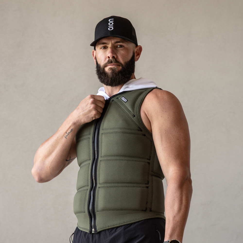 Aion Men's Workout Vest | Green - view 5