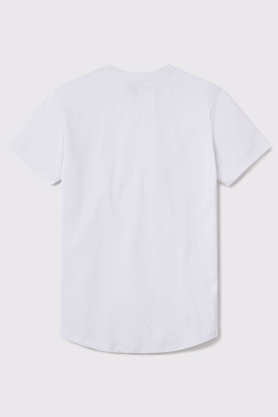 Barbell Apparel Fitted Drop Hem | White