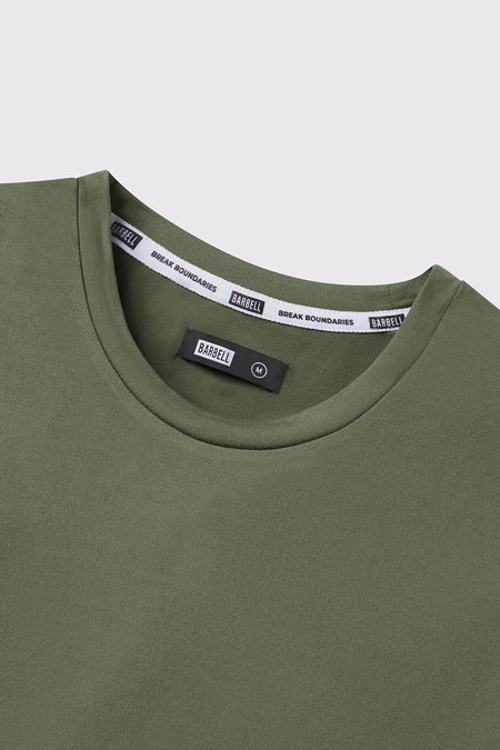 Barbell Apparel Fitted Drop Hem | Sage - view 24