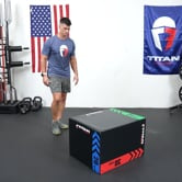 3-In-1 Heavy Foam Plyometric Box | 20 x 24 x 30in