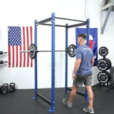 T-3 Series Power Rack | Blue / No Weight Plate Holders