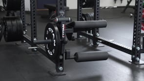 TITAN Series Rack Mounted Leg Curl and Extension