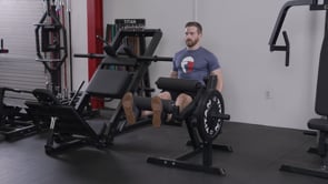 Leg Extension & Hamstring Curl Machine