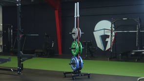 Portable Weight Plate and Barbell Storage Tree