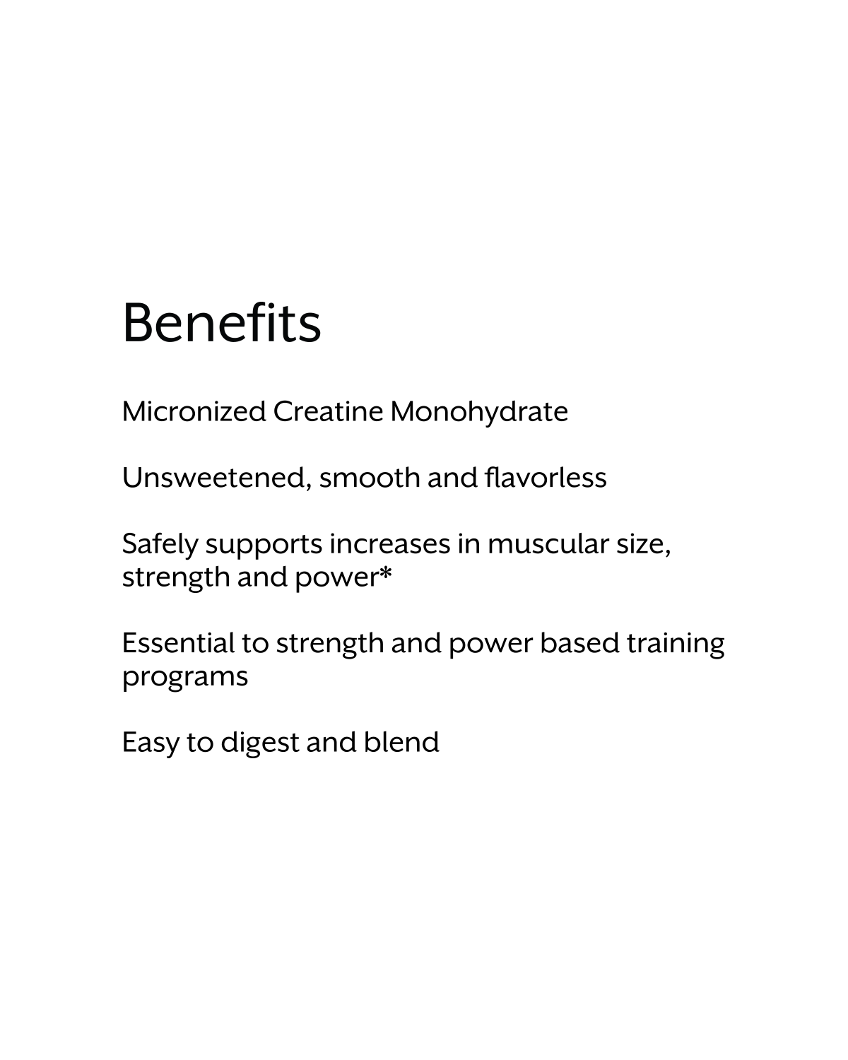Non-GMO Creatine | 180 Servings