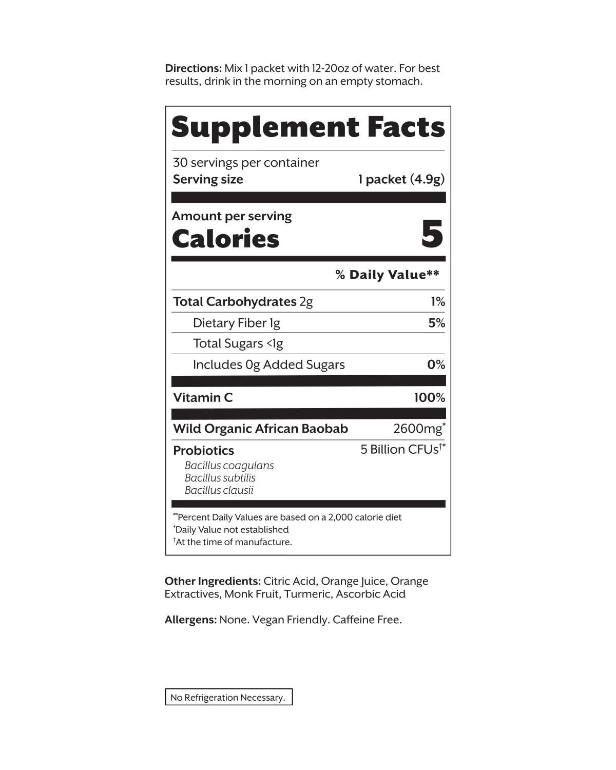 Debloat: Prebiotic + Probiotic | 30 Single Sticks - view 4