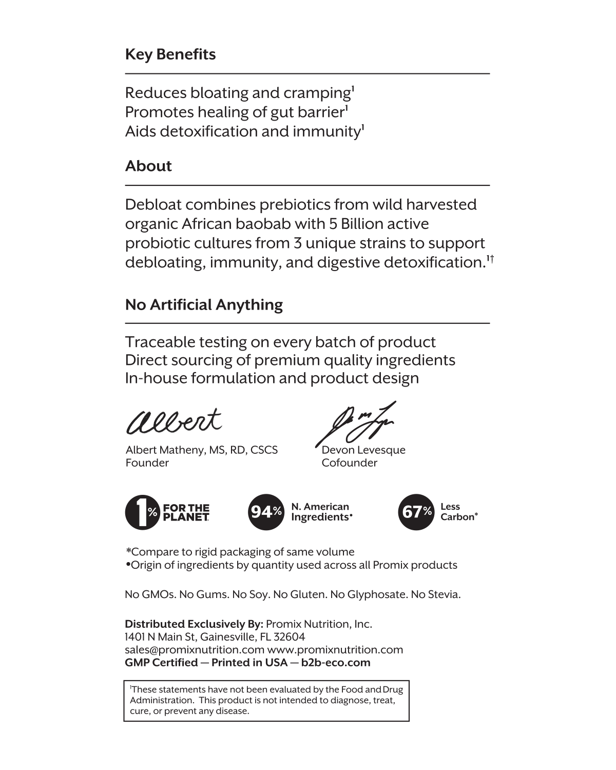 Debloat: Prebiotic + Probiotic | 30 Single Sticks - view 5
