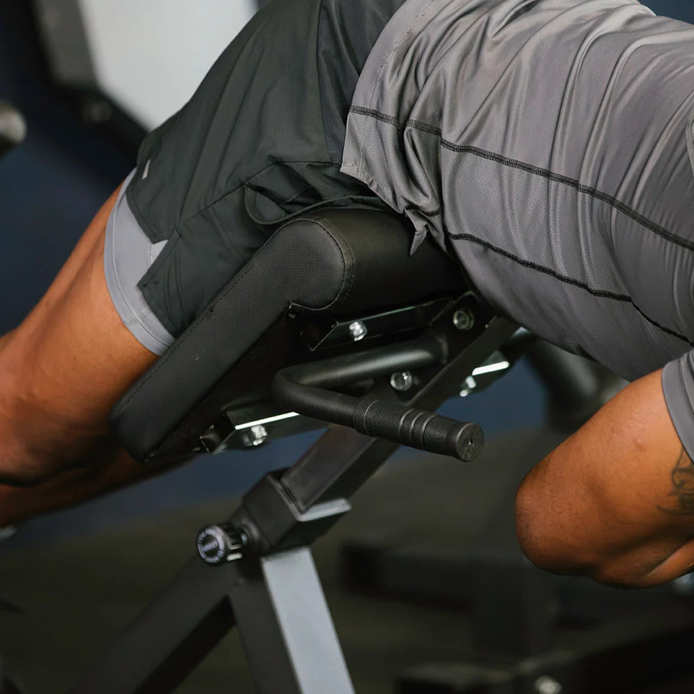 Roman chair back hyperextension machine, waist pad - view 5