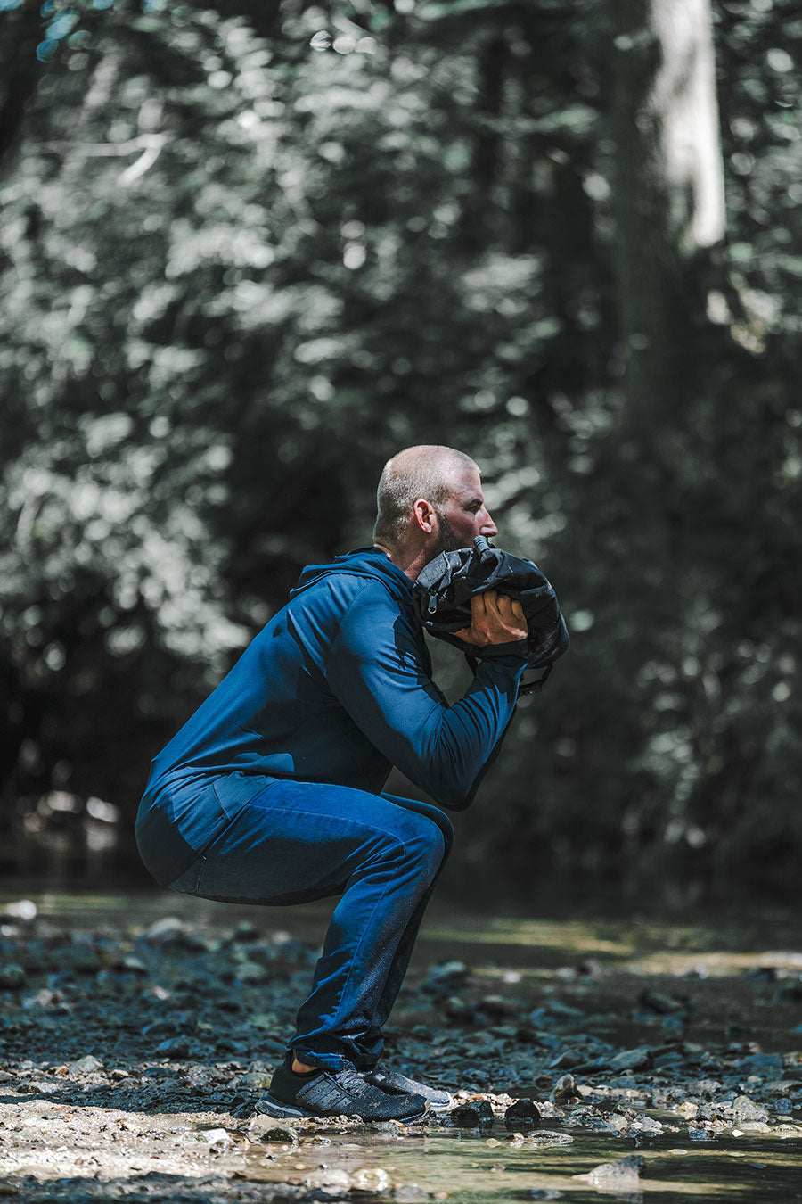 Barbell Apparel Stealth Hoodie | Navy - view 13